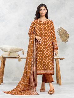 Brand: edenrobe Product Code: EWU24A4-29189-3PCollection: Allure Viscose Unstitched CollectionFabric: Viscose DESIGN DETAILS: 3M Digital Printed Viscose Shirt 2.5M Doria Dupatta 2.5M Dyed Trouser DISCLAIMER:* Lining, Laces, and Tassels are not included in unstitched variants.* Embellishment items in stitched outfits are subject to market availability.* The actual colors of the outfit may vary from the colors being displayed on your device. CARE INSTRUCTIONS: Extra Fabric Has Been Used For Shoot Original Color May Vary Slightly From The Picture Dry Clean Recommended Iron The Clothes At Moderate Temperature Do Not Use Bleach, Or Stain Removing Chemicals Damp Fabric Should Not Be Exposed To Sunlight edenrobe Allure Viscose Unstitched Collection Authenticity Guaranteed – 100% Original Brand. 3 Unstitched Brown Lawn Suit With Printed Motifs, Unstitched Brown Sets With Dupatta, Brown Unstitched Lawn Suit With Printed Motifs, Printed Cambric Lawn Suit For Wedding, Brown Eid Dress Set With Dupatta, Brown Dupatta Set For Eid, Brown Sets With Dupatta For Eid, Brown Eid Set With Dupatta, Wedding Cambric Lawn Suit Printed