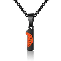 PRICES MAY VARY. 【Basketball Number Necklaces】Number necklace is a popular jewelry. 00-99 choose your favorite number, give this basketball gift for your family or your friend, bring lucky to them. 【Number Pendant Chain Size】length: 23 inches. Width: 0.09 inches. The chain is very strong and suitable for everyday wear.enjoy your baseball necklace. 【Made from stainless steel】Advantage is hypoallergenic waterproof, will not change color. Suit long time to wear and save. Worth buying. 【Meaningful G Basketball Necklace, Baseball Necklace, Favorite Number, Necklaces Black, Number Necklace, Sports Jewelry, Basketball Gifts, Popular Jewelry, Necklace For Men