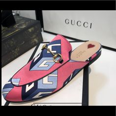 Multicolor Loafer Luxury Summer Loafers With Flat Heel, Luxury Summer Loafers, Gucci Designer Flat Heel Loafers, Designer Flat Loafers For Spring, Gucci Jordans, Gucci Horsebit Loafers, Black Loafer Shoes, Brown Ballet Flats, Gucci Flats