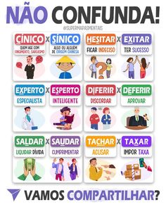 the spanish poster shows different types of people in various languages, with words and pictures on them