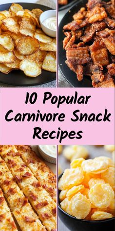 the top ten popular carnivor snack recipes