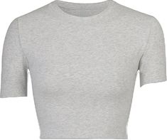 Gray Stretch T-shirt For Loungewear, Comfortable Stretch Gray Tops, Comfortable Gray Stretch Top, Snug Fit Crew Neck Top For Loungewear, Snug Fit Basic Loungewear Tops, Basic Snug Fit Tops For Loungewear, Simple Crew Neck Loungewear Top, Simple Crew Neck Top For Loungewear, Basic Gray Tops For Loungewear