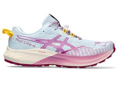 Women's Fuji Lite 4 | Light Blue/Blackberry | Running Shoes | ASICS Asics Running Shoes Womens, Running Shoes Asics, Shoes Asics, Snowboarding Accessories, Nike Swim, Asics Running Shoes, Cycling Fashion, Running Fashion, Asics Women