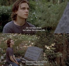 the walking dead quote from the walking dead with an image of a man sitting next to a grave