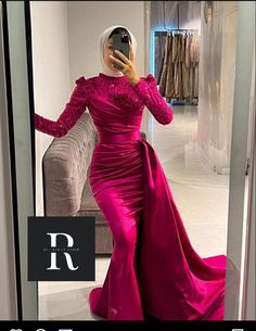 Pink Dress Inspiration, Hijab Dresses For Wedding Party, Prom Dresses Hijab, Soiree Dresses For Hijab, Hijab Prom Dress, Muslim Prom Dress, Islamic Fashion Dresses, Bride Dress Simple, Cape Wedding Dress