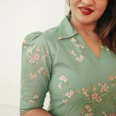 Kurtis Models For Stitching, Cotton Kurti Neck Designs, Collar Kurti, Salwar Neck Designs, Simple Kurta, Simple Frock Design, Churidar Neck Designs, Stylish Kurtis Design, Kurti Sleeves Design