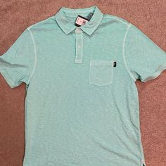 New Vineyard Vines Island Garment Pocket Polo Mens S Color: Caicos Slim Fit Polo Shirts, Vineyard Vines Shirts, Slim Fit Polo, Navy Blue Shorts, Polo Blue, Preppy Casual, Pique Polo Shirt, Cotton Polo Shirt, Cotton Polo