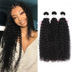 3PCS/Lot Brazilian Kinky Curly Virgin Hair Weaves -West Kiss Hair Curly Sew In Weave, Wavy Weave Hairstyles, Curly Hair Sew In, Curly Sew In, Curly Hair Bundles, Wet And Wavy Hair, Brazilian Curly Hair, Textured Curly Hair, Sew In Hairstyles