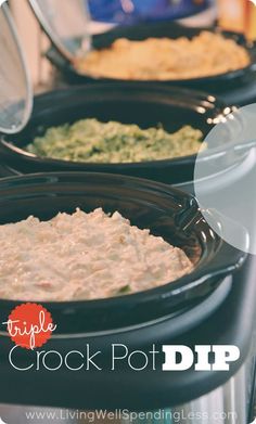 the food is prepared and ready to be eaten at the buffet table for people to eat