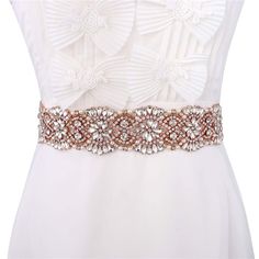 Rose Gold Rhinestone Beaded Wedding Dress Applique Sparkly for Bridal Ribbon Belt Iron on Crystal Thin Jeweled Sash Applique for Women Formal Prom Evening Bridesmaid Gown Product Details Is Discontinued By Manufacturer ‏ : ‎ No Product Dimensions ‏ : ‎ 18.9 x 2 x 0.2 inches; 5.6 ounces Item model number ‏ : ‎ QRA-479 Department ‏ : ‎ womens Date First Available ‏ : ‎ June 21, 2017 Manufacturer ‏ : ‎ XINFANGXIU Crystal Rhinestone Applique is absolutely a Gorgeous Touch for the Big Days! Cater to the latest trends, the crystal rhinestone sash belt appliques turned out so rich and gorgeous. A Must-have Accessory for Bridals on the Wedding Decorated with the bling rhinestone crystal wedding applique, the bridal will be more elegant and is sure to receive many compliments and even after the fac Wedding Applique, Maid Of Honour Dresses