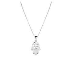 Silver Minimalist Jewelry, Hamsa Necklace, Everyday Necklace, Jewish Necklace, Spiritual Necklace, Hamsa Pendant, For Women,  Handmade by Mejemeria.  A folk symbol believed to possess protective powers; the hamsa is a hand-shaped emblem widely featured on amulets and pendants. Accented with a Star of David cut out, the 925 sterling silver hamsa pendant hangs from this necklace, dishes out protection to keep you guarded against the evil eye. Celebrate your Jewish heritage by marking yourself with Jewish Necklace, Spiritual Necklace, Jewish Heritage, Protection Jewelry, Necklace Everyday, Hamsa Pendant, Hamsa Necklace, Everyday Necklace, Amulets