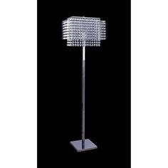 Kit L76832 Chrome Glam Floor Lamp By Furniture Of America - sofafair.com Slim Floor Lamp, Crystal Floor Lamp, Silver Floor Lamp, Traditional Floor Lamps, Tree Floor Lamp, Hanging Crystal, Hampton House, My First Home, Arched Floor Lamp