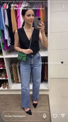 Zara Looks, Casual Chic Outfits, Look Jean, Classic Style Outfits, Jean Straight, Elegante Casual, Outfit Jeans, Casual Chic Outfit, Fashion Mistakes