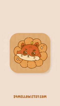 an app icon with a cartoon fox on it