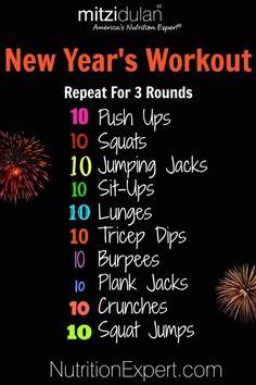 the new year's workout is here