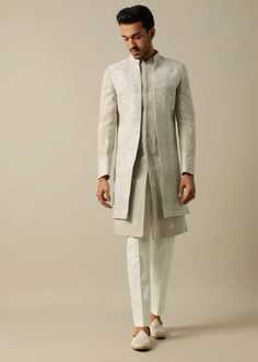 Indowestern Outfits For Men, Indowestern Outfits, Indowestern Sherwani, Engagement Board, Wedding Dresses Men, Wedding Illustrations, Cultural Wedding