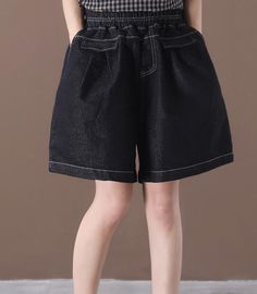 Women Cotton Shorts size:waist:62-104 cm hips:136cm length:44 cm if you want a plus size please send me message,we can make any size ,thanks for your visiting . Shipping we ship worldwide the USPS takes about 10-15 days if you want a express shipping,please contact with us payment: we accept payment by PayPal and credit card.if you would like paid by credit card,please choose payment by PayPal and then follow the guide. PayPal allows payment by credit card. return policy: we accept return in 7 d Balloon Pants, Pants Summer, Black Pants Casual, Women Shorts, Summer Linen, Denim Cotton, Linen Shorts, A Plus, Cotton Pants