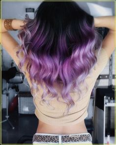 Balayage Colors, Purple Waves, Ombre Blond, Arctic Fox Hair Color, Hairstyles Tutorial, Hair Color Crazy, Long Face Hairstyles