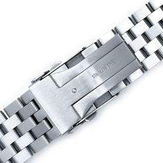 22mm SUPER Engineer Type II Stainless Steel Curved End Watch Band for – Strapcode Durable Silver Stainless Steel Watch Accessories, Durable Stainless Steel Silver Watch Accessories, Silver Business Watch Bracelet Strap, Silver Business Watch Accessories With Bracelet Strap, Seiko Alpinist, Seiko Skx007, Seiko Skx, Seiko Diver, Orient Watch