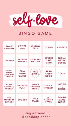 Self Love Games, Games For Women, Importance Of Self Care, Self Care Bullet Journal, Love Games, Self Love Affirmations, Love Tips, Love Affirmations