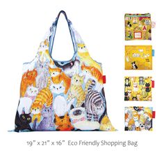 an image of a bag with cats on it