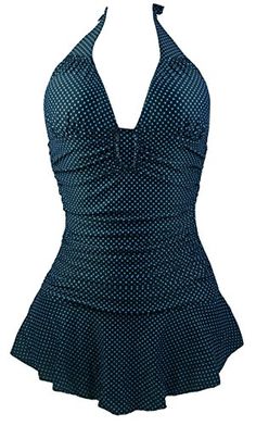 Vintage Fashion Cocoship Retro Vintage Polka Dot One Piece Pin Up Bikini Monokinis Swimsuit http://secretofdiva.com/product/cocoship-retro-vintage-polka-dot-one-piece-pin-up-bikini-monokinis-swimsuit/ Check more at http://secretofdiva.com/product/cocoship-retro-vintage-polka-dot-one-piece-pin-up-bikini-monokinis-swimsuit/ Polka Dot One Piece, Vintage One Piece, Flounce Top, Swimwear High Waisted, Vintage Swimwear, One Piece Swimwear, Monokini