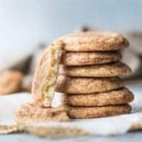 a stack of cookies sitting on top of each other