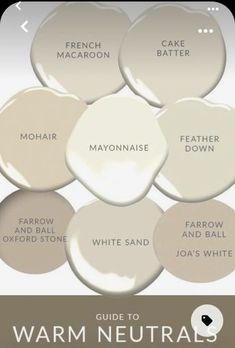 the ultimate guide to warm neutral paint colors