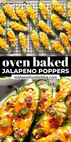 an image of oven baked jalapeno poppers with cheese and other toppings