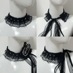 Option 1:A choker with stud decoration,  Option 2:A choker without stud decoration,  The price is for a choker only, others are not included. Lace Choker, Adjustable Gothic Choker For Alternative Fashion, Adjustable Gothic Choker For Cosplay, Adjustable Black Gothic Choker, Handmade Black Victorian Choker, Bow Choker, Romantic Goth Choker, Steampunk Fashion Female, Steampunk Fashion Male