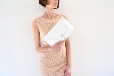 White Leather clutch/  Leather handbag / Bridal clutch / Wedding bag /  Envelope clutch / Evening ba White Clutch, Bridal Clutch, White Wax, Small Clutch, Wedding Bag, Envelope Clutch, Gold Colour, Cute Bags, Perfect Bag