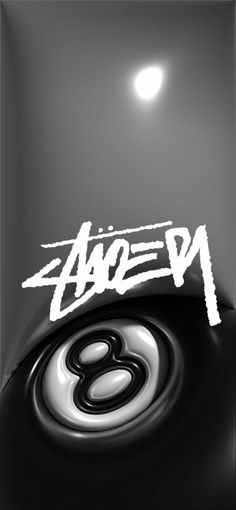 an abstract black and white photo with the word aen on it's side