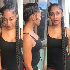 Feed In Braids, Feed In Braids Hairstyles, Hair Cute, Beautiful Braids, Girls Braids, Penteado Cabelo Curto