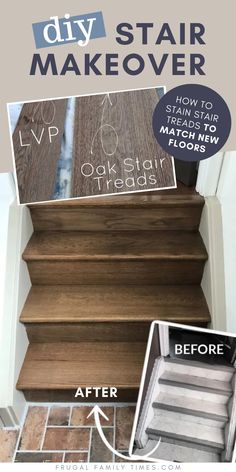 the steps to makeover with wood flooring