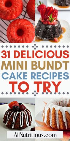 31 delicious mini bundt cake recipes to try