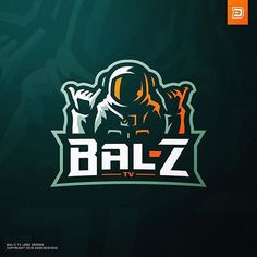 the ballz tv logo is displayed on a dark green and orange background with white lettering