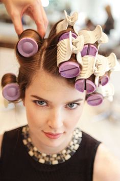 Hot Roller Styles, Rollers For Long Hair, Hot Roller Curls