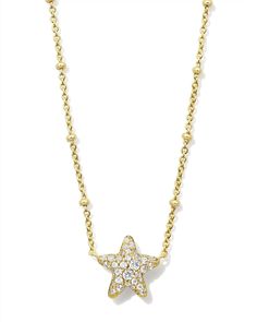 Shop The Look Star Kendra Scott Necklace, Kendra Scott Necklace Aesthetic, Jewelry Inspo Gold, Kendra Scot, Star Necklaces, Gold Star Necklace, Short Pendant Necklace, Wishlist Ideas, Coastal Jewelry