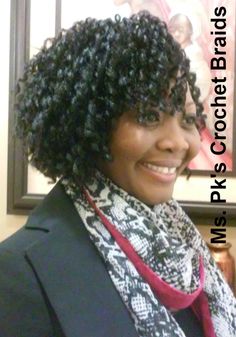 Client is wearing FreeTress Equal Urban Soft Dread 1b. This hair has a mix of soft and course texture. Whereas the Kimabraid has a softer texture. The Femi collection brand Jamaican Spiral has a tighter curl patten and is much more course. See my FaceBook review on this hair. Go to styleseat.com and self-book your appointment! #mspkscrochetbraids #proctectivestyles #crochetbraids Multi Hairstyles, Regular Braids, Crochet Weave Hairstyles, Short Curly Weave Hairstyles, Straw Curls, Short Curly Weave, Crotchet Styles, Curly Crochet Braids