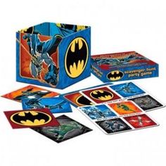 the batman card game in its box