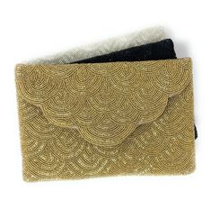 Introducing our stunning handmade beautiful purse clutches, perfect for any occasion! These exquisite bags are hand beaded with shiny gold, silver, and black beads, adding a touch of elegance to your ensemble. Whether you're heading out for a special evening event or need a chic accessory for your daytime look, these versatile clutches are the perfect choice. Elevate your style with these unique and eye-catching bags that are sure to turn heads wherever you go. HAND SEWN seed beads. It can be us Elegant Beaded Pouch, Elegant Beaded Party Pouch, Beaded Clutch Evening Bag For Celebration, Beaded Clutch Purse, Black Evening Bag, Beautiful Purse, Party Clutch, Wedding Clutch, Clutch Purse Evening