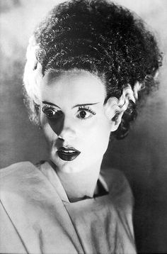 Bride Of Frankenstein Poster-Helix Sounds Elsa Lanchester, Horror Prints, Monster Photos, Movie Art Print, Horror Vintage, Black And White Movie, Horror Decor, Classic Horror Movies, Horror Movie Posters