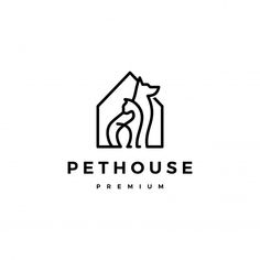 the logo for pethouse premium