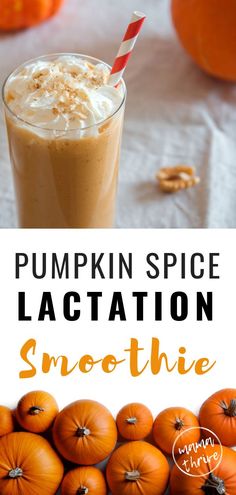 Breastfeeding Smoothie, Pumpkin Spice Smoothie, Breastfeeding Snacks, Lactation Smoothie, Breastfeeding Foods, Lactation Recipes, Lactation Cookies, Superfood Smoothie, Power Foods