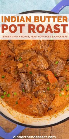 Indian Beef Recipes, Chuck Roast Recipes, Dinner Beef, Dinner Then Dessert, Pot Roast Recipe, Roast Recipe, Pot Roast Recipes, India Food, Beef Dinner