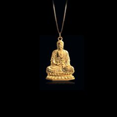 Find peace and enlightenment with our gold Buddha pendant, exquisitely crafted in the USA. Symbolizing serenity, wisdom, and spiritual awakening, each piece is a sanctuary of calm and reflection. PENDANT INFORMATIONThis pendant is made of real, solid gold.• Made in USA• Material: 14k or 18k solid gold• Finish: polished• Height: 1.28" (32,5 mm) x Width: 0.8" (20,5 mm)• Pendant weight: approx. 6 grams (14k)• Bail: fits up to 4 mm chains• Solid back, not hollow• A certificate of authenticity is inc Spiritual Hallmarked Necklaces, Spiritual Yellow Gold Jewelry For Meditation, Spiritual Gold Jewelry For Meditation, Spiritual Large Pendant Jewelry For Meditation, Spiritual Yellow Gold Necklaces For Meditation, Yellow Gold Spiritual Necklaces For Meditation, Spiritual Yellow Gold Necklace For Meditation, Buddha Pendant Necklace, Gold Buddha