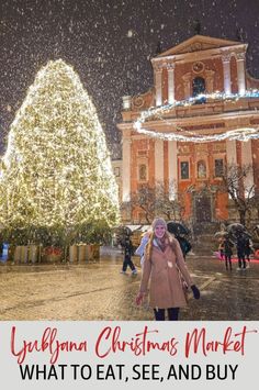 Planning your Europe Christmas Market Itinerary? The Ljubljana Christmas Market in Slovenia is a must-see hidden gem destination this December. With festive decorations, a sparkling Christmas tree, and plenty of unique souvenirs to buy, it’s one of the top Christmas Markets in Europe to escape the crowds. Our guide covers what to eat and drink, the best things to do, and essential tips like maps, opening hours, and where to stay. Christmas Market Itinerary, European Itinerary, Visit Slovenia, European Itineraries, Christmas In Europe, Christmas Markets Europe