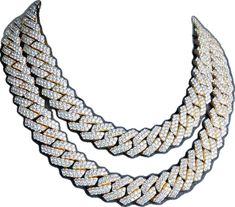 White Rhinestone Cuban Link Necklace, White Cuban Link Necklace With Rhinestones, White Cuban Link Party Jewelry, Gold Iced Out Jewelry For Party, White Cuban Link Chain Jewelry, White Cuban Link Necklaces With Gold Chain, Gold Iced Out Necklaces For Party, Gold Cuban Link Necklace With Rhinestones, Gold Iced Out Necklace For Party