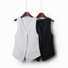 This item is for one waistcoat, and excludimg the other accessories.  Please note this is in Asian sizing. Please check the measurements carefully before making a purchase. We suggest you buy one or two sizes larger.  Size: S,M,L,XL,2XL,3XL S: shoulder 32cm/12.6", bust 80cm/31.5", front length 70cm/27.5", back length 53cm/20.8"  M: shoulder 33cm/13.0", bust 82cm/32.2", front length 70cm/27.5", back length 54cm/21.2" L: shoulder 34cm/13.4", bust 84cm/33.0", front length 70cm/27.5", back length 55 Ladies Waistcoat, Jacket Formal, Work Vest, Waistcoat Woman, Sleeveless Coat, Light Coat, Linen Short, Spring Women, Sleeveless Jacket