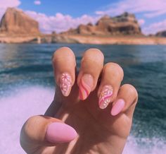 Unghie Nail Art, Acrylic Nails Coffin Short, Summer Acrylic Nails, Minimalist Nails